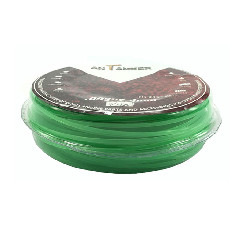 Antanker hot sale top quality 1/2lb 2.4mm Trimmer Line (Square, green)