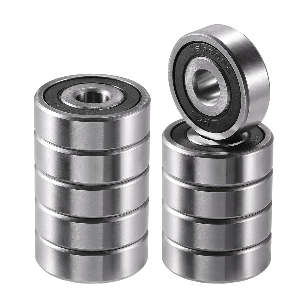 thumbnail image 2 of Jsb Great Bearings 6300-2RS Ball Bearing – Chrome Steel, Double Rubber Seal 2 of 2