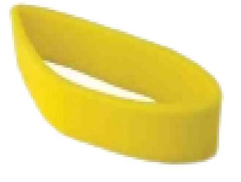Air OUTER FILTER 17218-ZE7-W00,17218-ZE7-W02 replaces: Honda GXV160   (yellow)